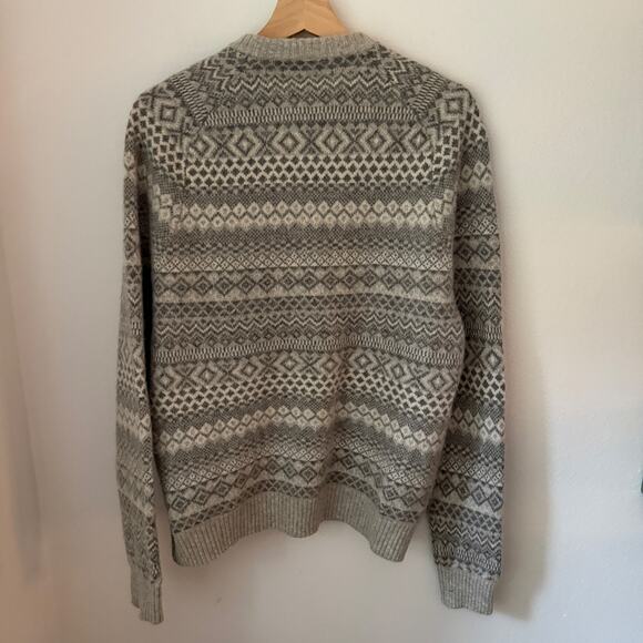 Land’s End Lambswool Fair Isle Sweater - Picture 5 of 5